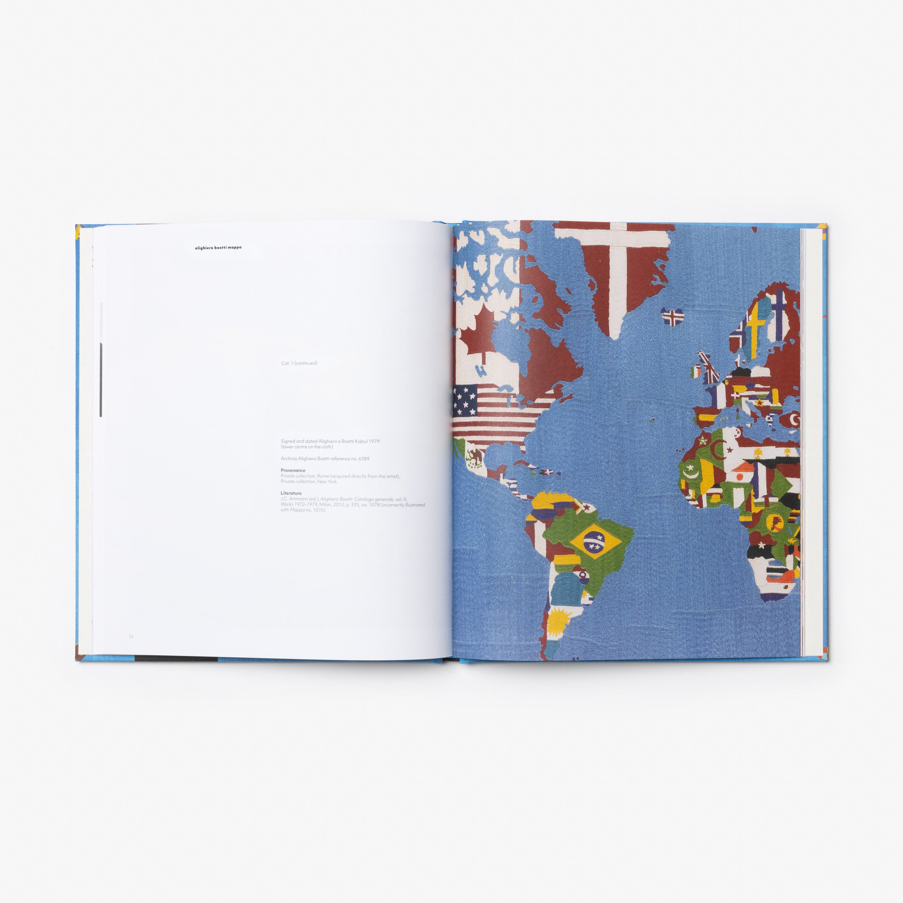 Alighiero Boetti Mappa Robilant Voena